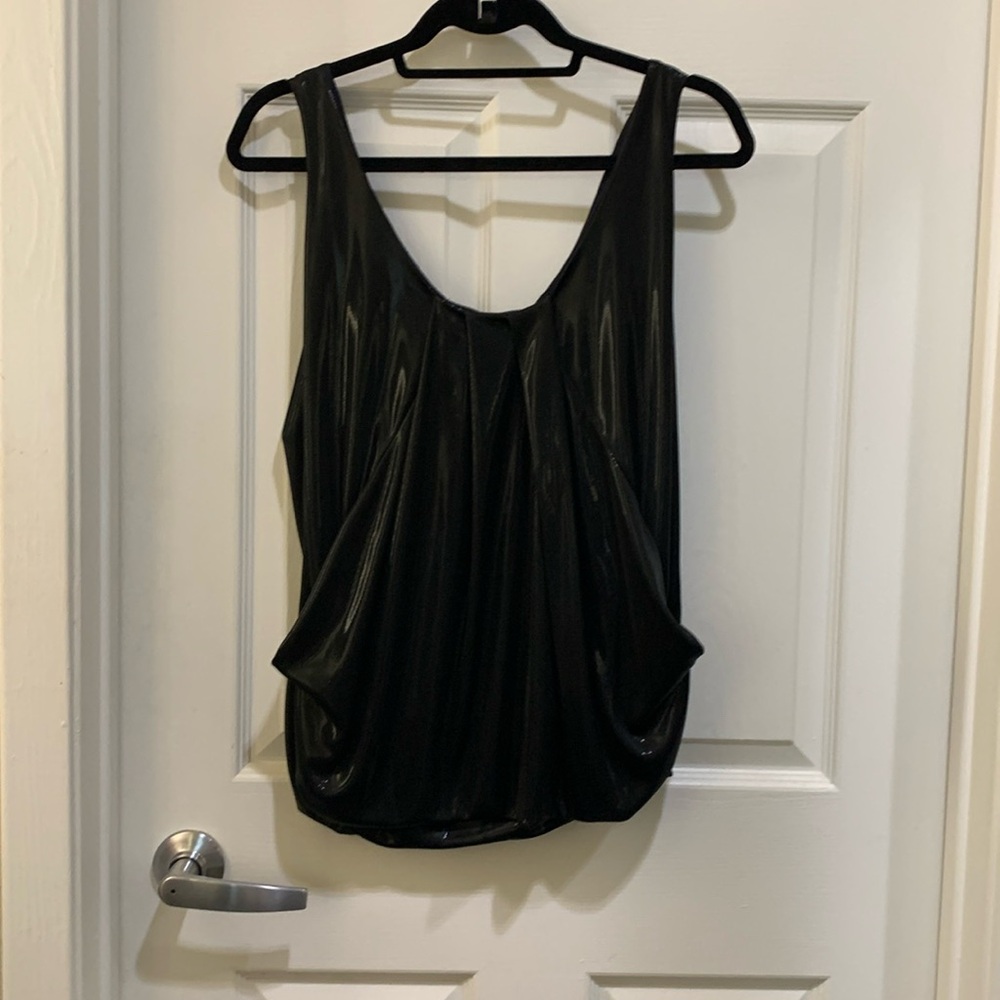 Unique blouson tank top